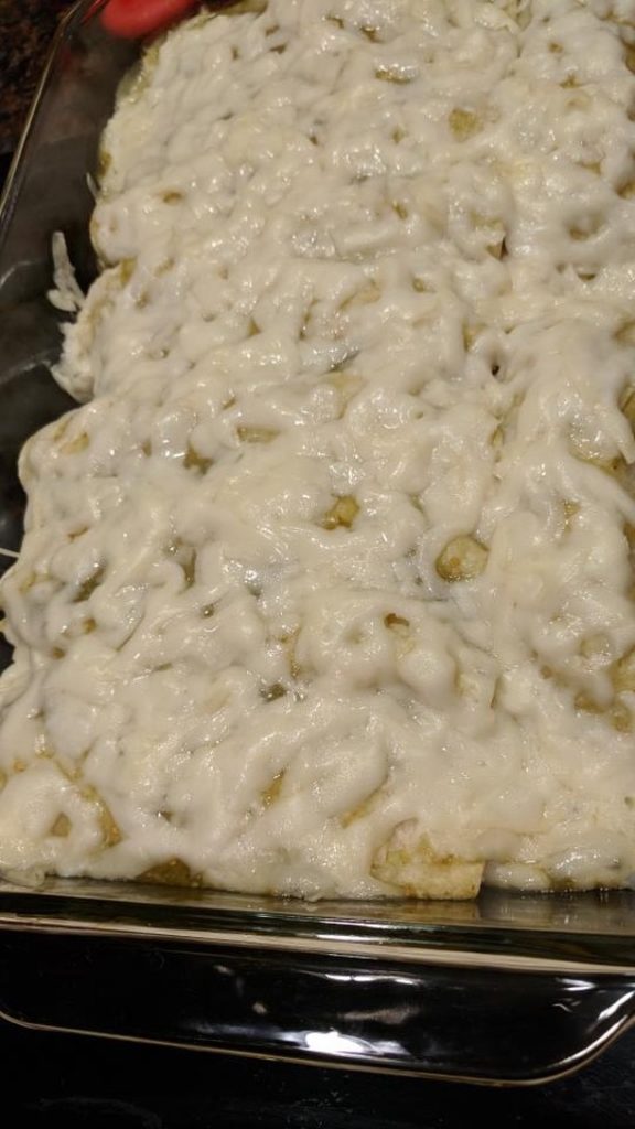 Vegan Enchiladas Suizas with El Pato Green Sauce Deliciously vegan!